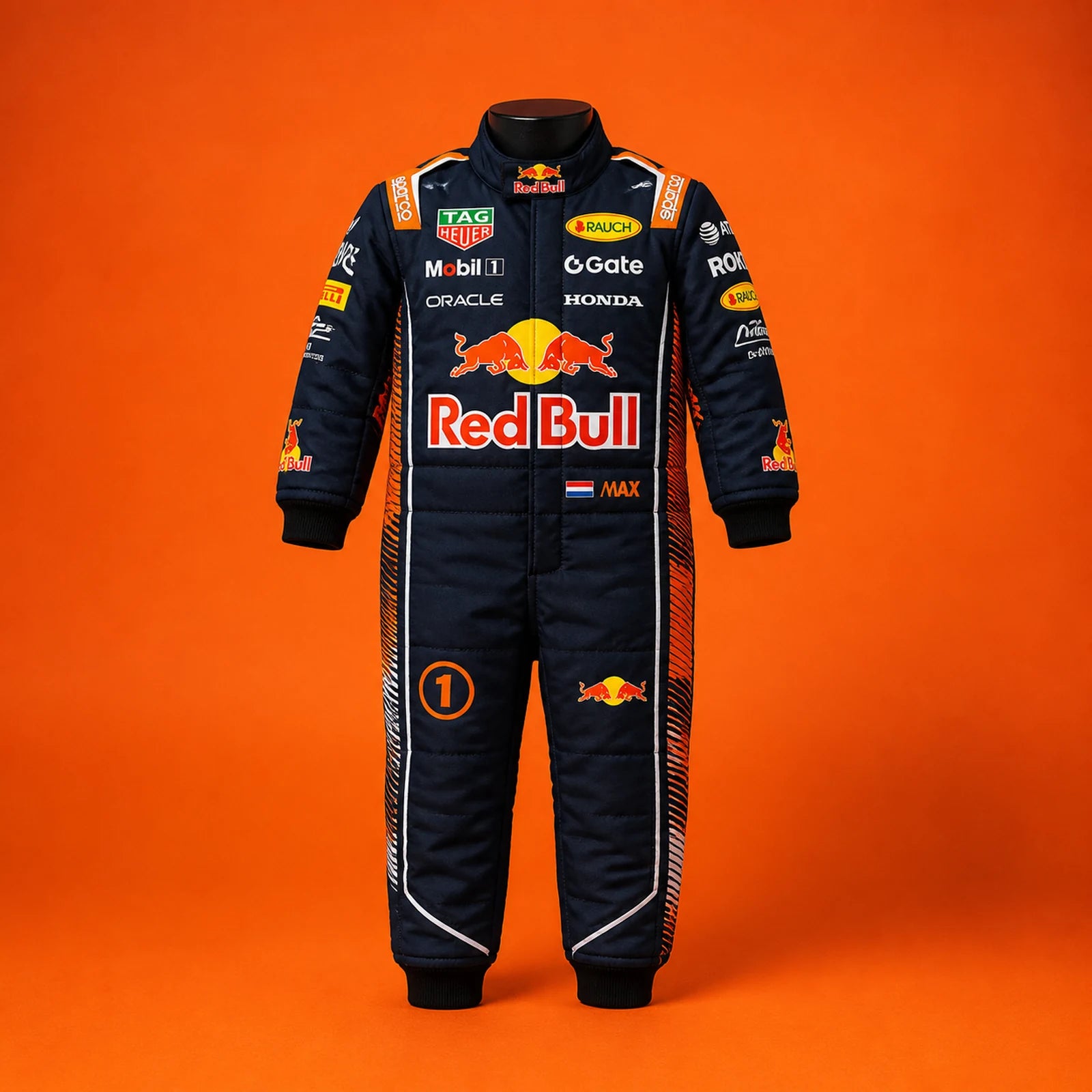 Max Verstappen 2026 Zandvoort toddler inspired race suit by DASH RACEGEAR