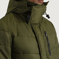 Moore Green Hooded Parka by Dash Racegear - men Jacket view 6