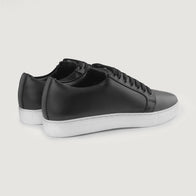 Murphy Low Top Black Leather Sneakers by Dash Racegear - men Leather Shoes view 10