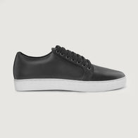 Murphy Low Top Black Leather Sneakers by Dash Racegear - men Leather Shoes view 6