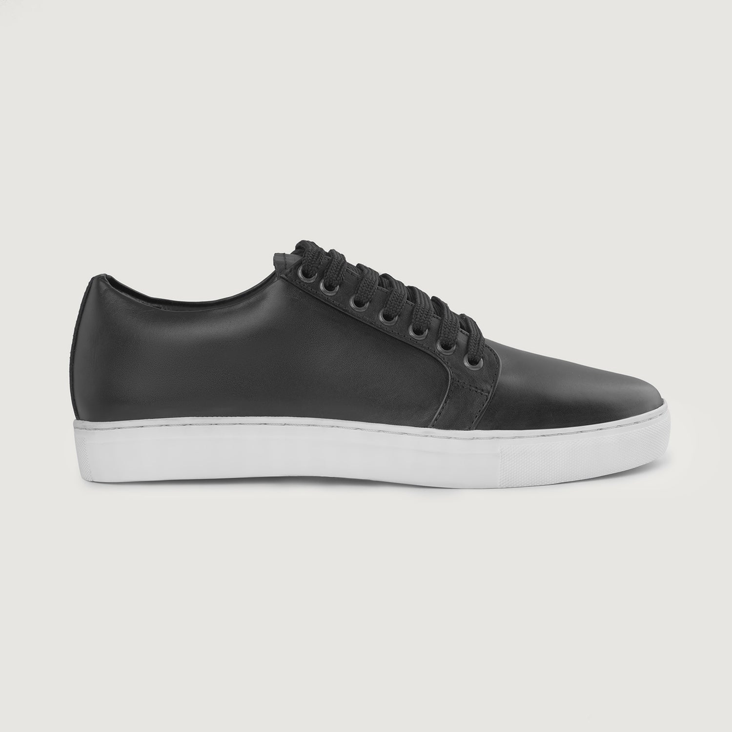 Murphy Low Top Black Leather Sneakers by Dash Racegear - men Leather Shoes view 6