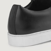 Murphy Low Top Black Leather Sneakers by Dash Racegear - men Leather Shoes view 9