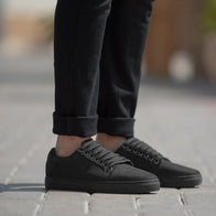 Murphy Low Top Black Nubuck Sneakers by Dash Racegear - men Leather Shoes view 1