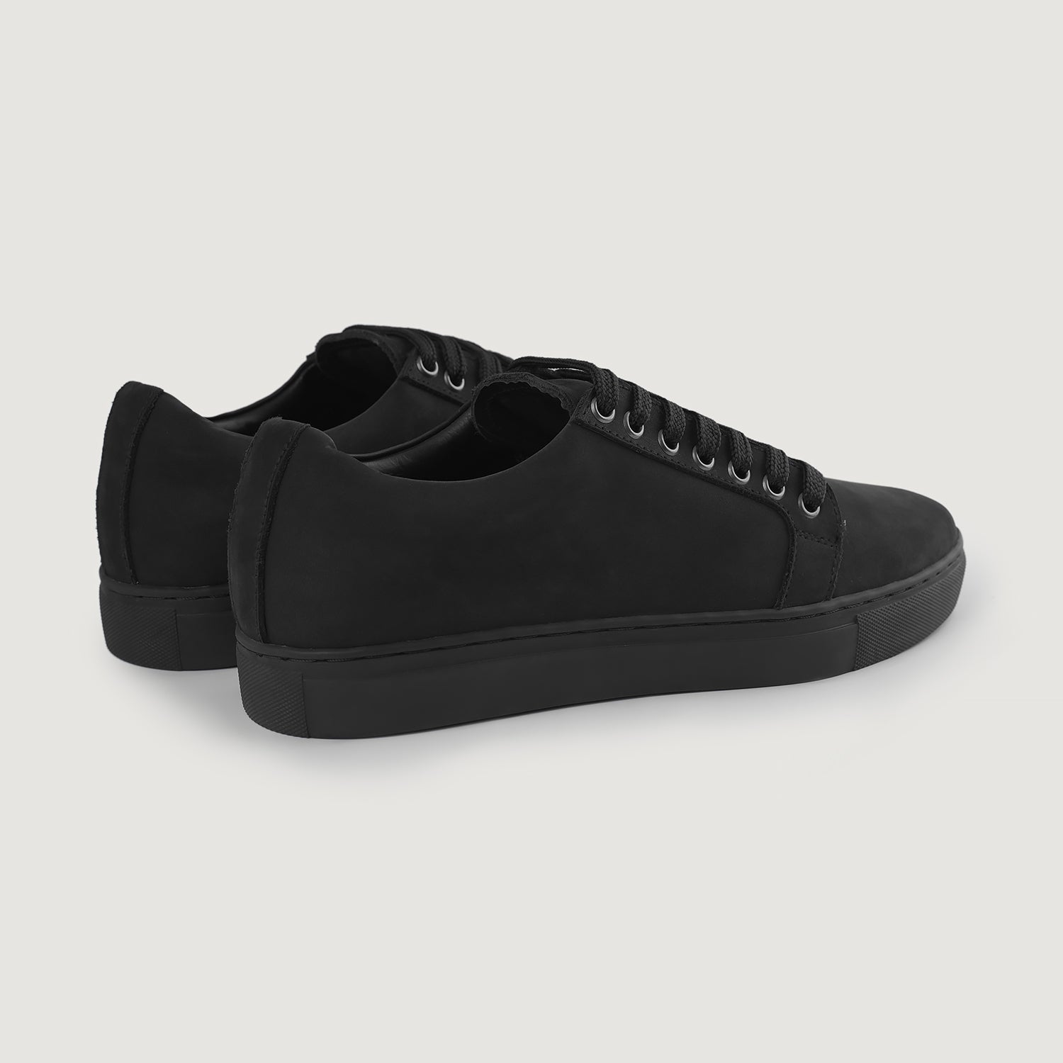 Murphy Low Top Black Nubuck Sneakers by Dash Racegear - men Leather Shoes view 10