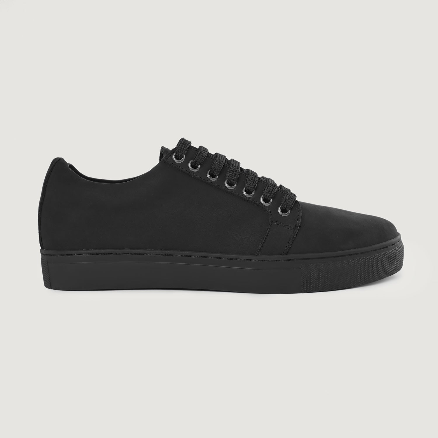 Murphy Low Top Black Nubuck Sneakers by Dash Racegear - men Leather Shoes view 6