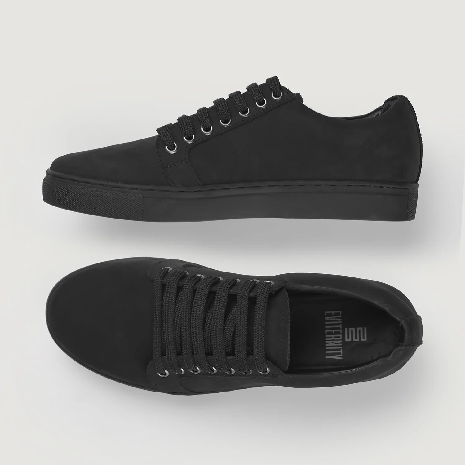 Murphy Low Top Black Nubuck Sneakers by Dash Racegear - men Leather Shoes view 7