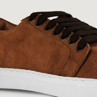 Murphy Low Top Brown Suede Sneakers by Dash Racegear - men Leather Shoes view 8