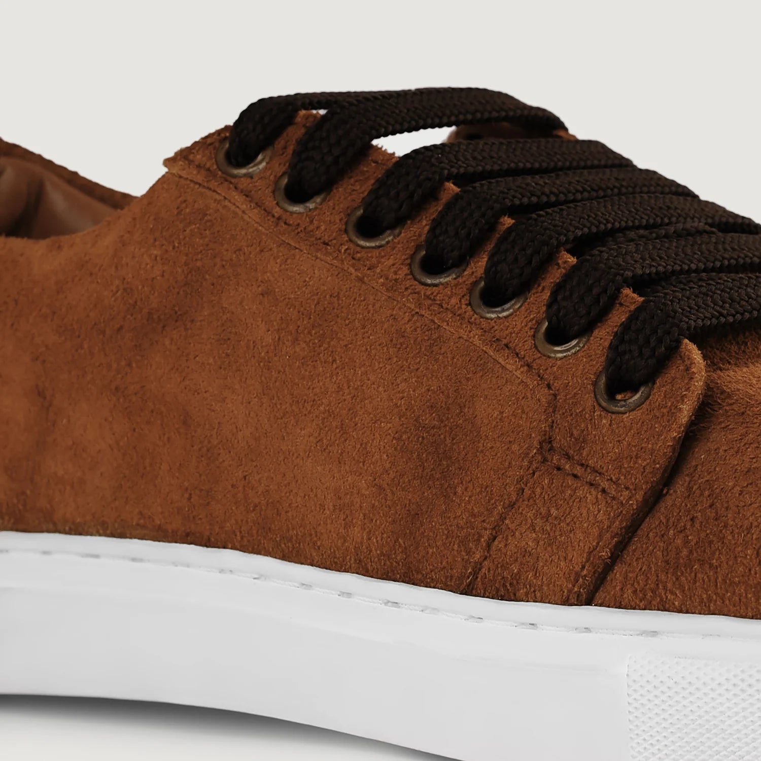 Murphy Low Top Brown Suede Sneakers by Dash Racegear - men Leather Shoes view 8