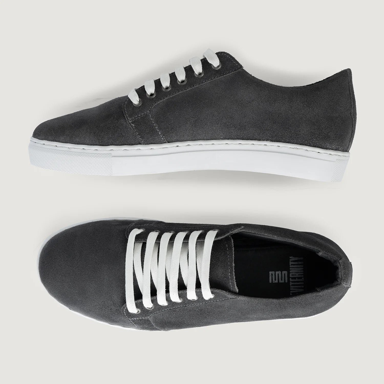 Murphy Low Top Grey Suede Leather Sneakers by Dash Racegear - men Leather Shoes view 3