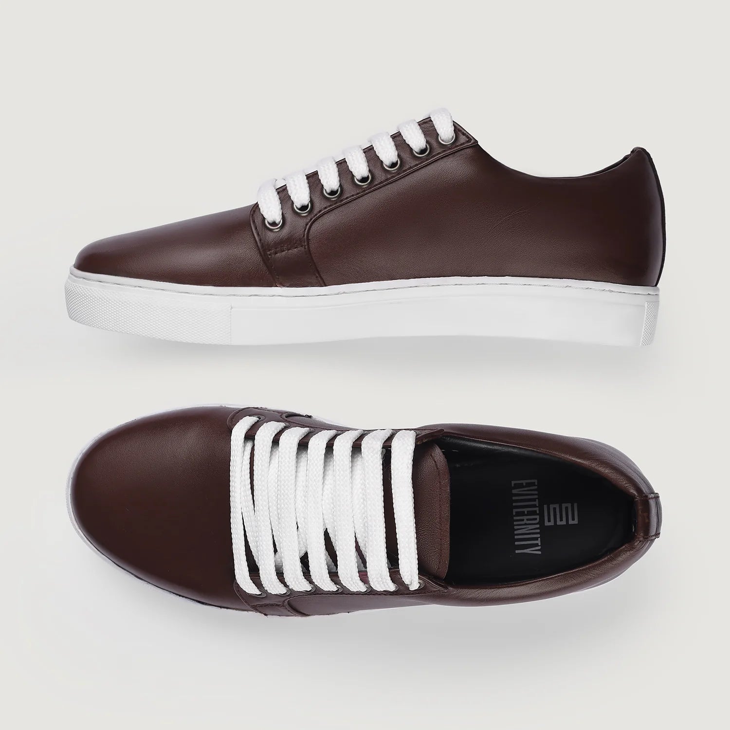 Murphy Low Top Maroon Leather Sneakers by Dash Racegear - men Leather Shoes view 7