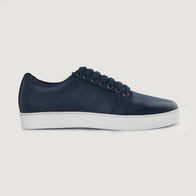 Murphy Low Top Midnight Blue Leather Sneakers by Dash Racegear - men Leather Shoes view 6