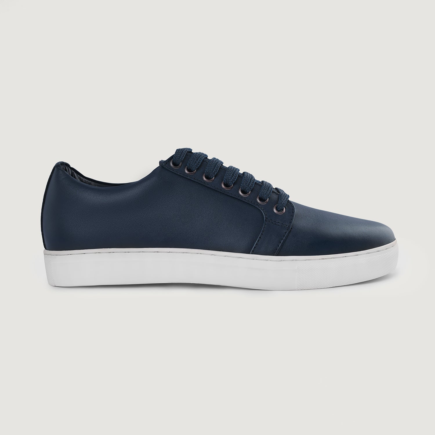 Murphy Low Top Midnight Blue Leather Sneakers by Dash Racegear - men Leather Shoes view 6