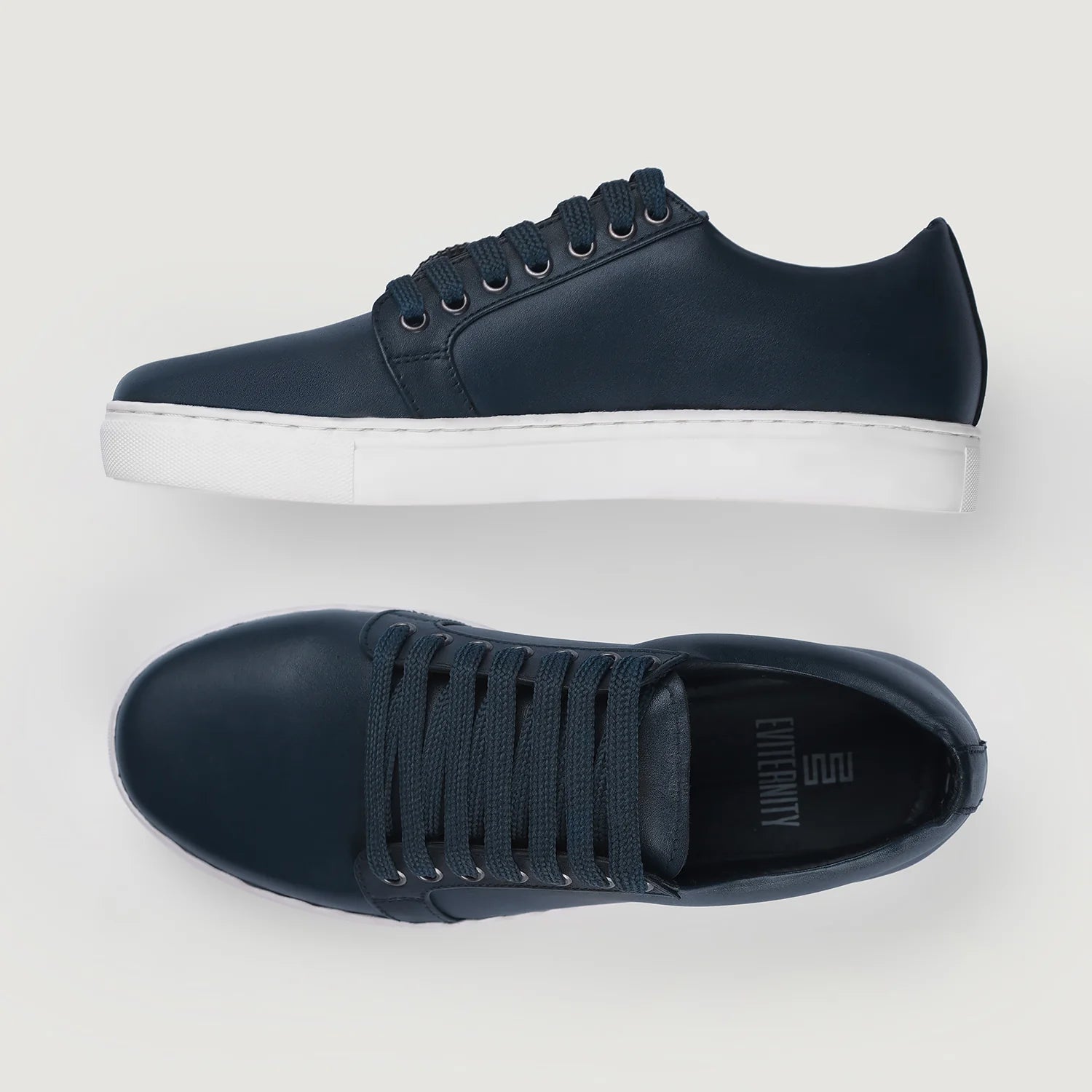Murphy Low Top Midnight Blue Leather Sneakers by Dash Racegear - men Leather Shoes view 7