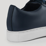 Murphy Low Top Midnight Blue Leather Sneakers by Dash Racegear - men Leather Shoes view 8