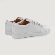 Murphy Low Top White Leather Sneakers by Dash Racegear - men Leather Shoes view 10