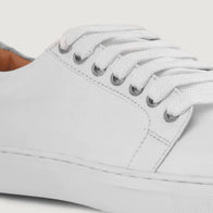 Murphy Low Top White Leather Sneakers by Dash Racegear - men Leather Shoes view 8