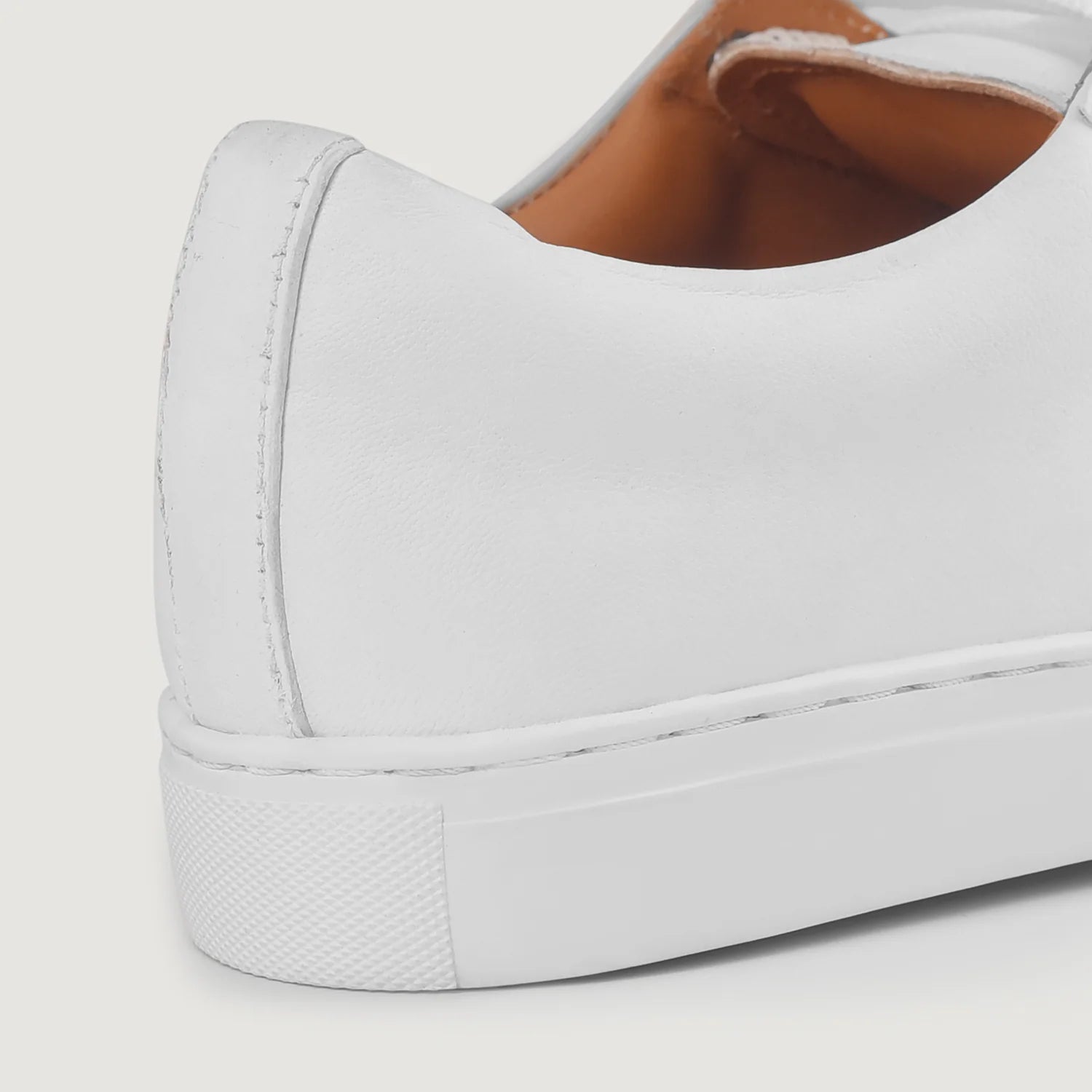 Murphy Low Top White Leather Sneakers by Dash Racegear - men Leather Shoes view 9