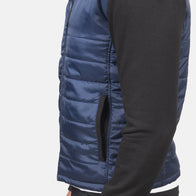 Nashville Quilted Blue Windbreaker Jacket by Dash Racegear - men Jacket view 6