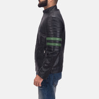 Night Trooper Leather Jacket by Dash Racegear - men Jacket view 3