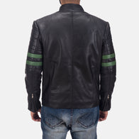 Night Trooper Leather Jacket by Dash Racegear - men Jacket view 4
