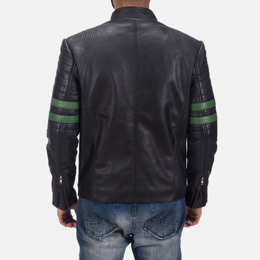 Night Trooper Leather Jacket by Dash Racegear - men Jacket view 4