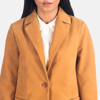 Norma Brown Nubuck Blazer by Dash Racegear - women Jacket view 6