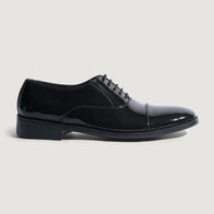 Professor Oxford Black Patent Leather Shoes by Dash Racegear - men Leather Shoes view 2