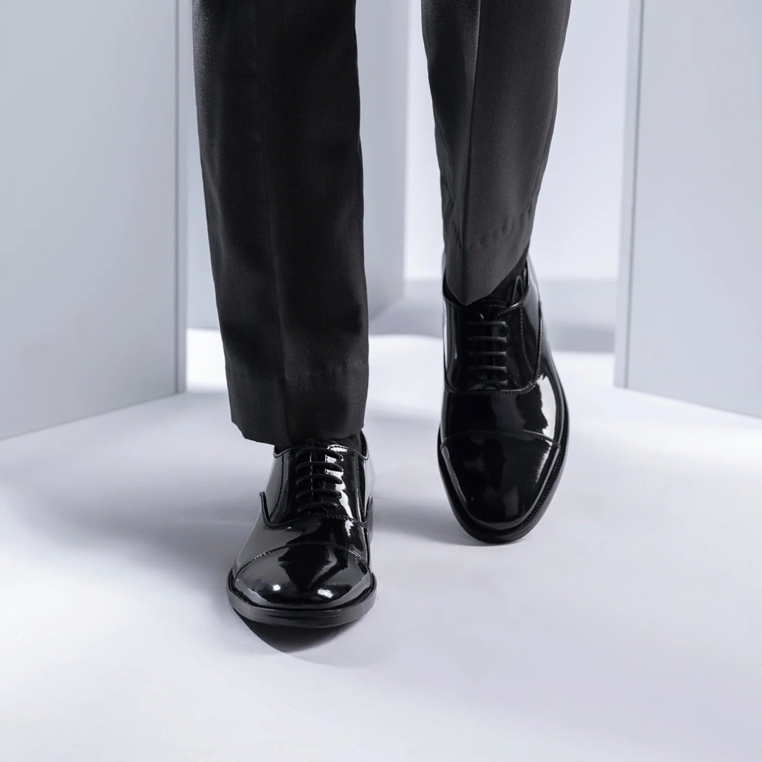 Professor Oxford Black Patent Leather Shoes by Dash Racegear - men Leather Shoes view 6