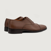 Professor Oxford Brown Leather Shoes by Dash Racegear - men Leather Shoes view 4