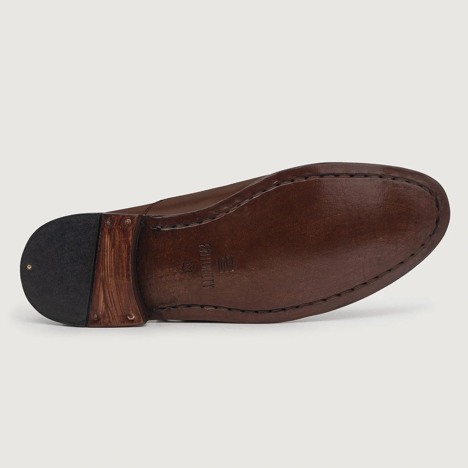 Professor Oxford Brown Leather Shoes by Dash Racegear - men Leather Shoes view 6