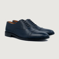 Professor Oxford Midnight Blue Leather Shoes by Dash Racegear - men Leather Shoes view 1
