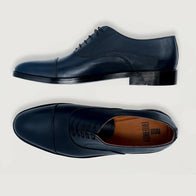 Professor Oxford Midnight Blue Leather Shoes by Dash Racegear - men Leather Shoes view 3