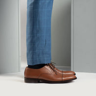 Professor Oxford Tan Leather Shoes by Dash Racegear - men Leather Shoes view 3