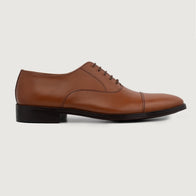 Professor Oxford Tan Leather Shoes by Dash Racegear - men Leather Shoes view 5