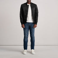 Quinton MA-1 Black Bomber Jacket by Dash Racegear - men Jacket view 4