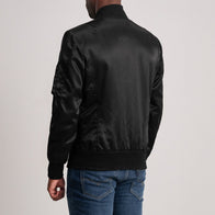 Quinton MA-1 Black Bomber Jacket by Dash Racegear - men Jacket view 5