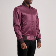 Quinton MA-1 Maroon Bomber Jacket by Dash Racegear - men Jacket view 2