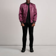Quinton MA-1 Maroon Bomber Jacket by Dash Racegear - men Jacket view 4