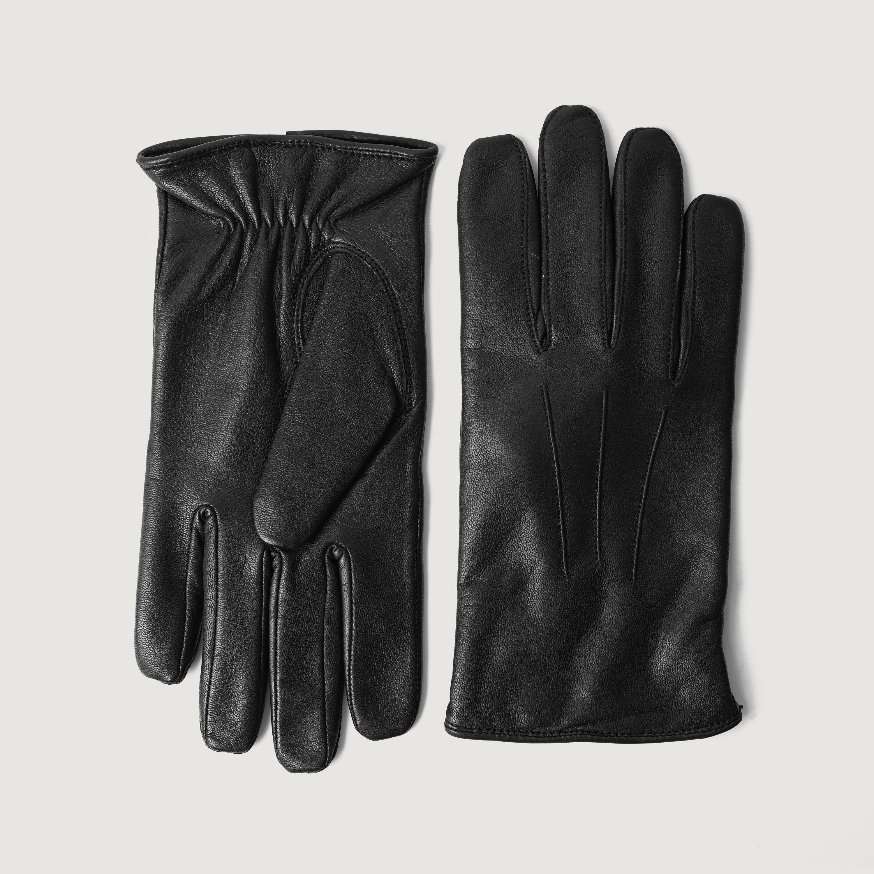 Ralph Black Leather Dress Gloves by Dash Racegear - men Leather Accessories view 5