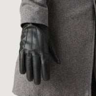 Ralph Black Leather Dress Gloves by Dash Racegear - men Leather Accessories view 6