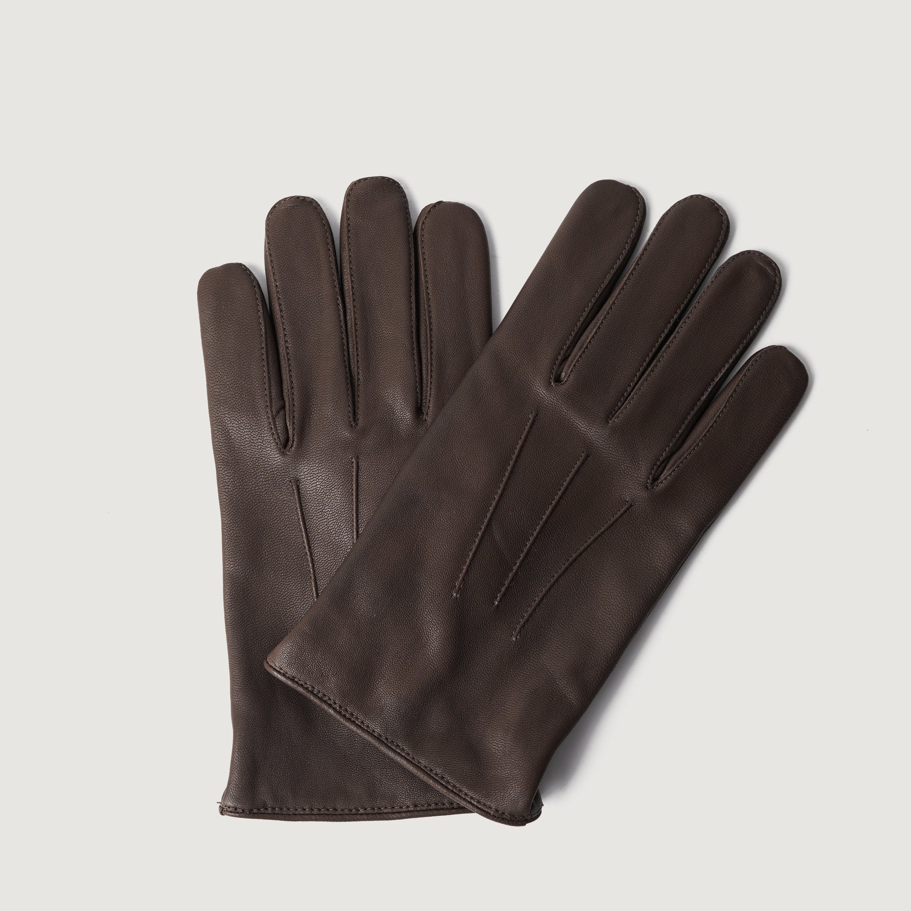 Ralph Brown Leather Dress Gloves by Dash Racegear - men Leather Accessories view 1