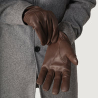 Ralph Brown Leather Dress Gloves by Dash Racegear - men Leather Accessories view 3