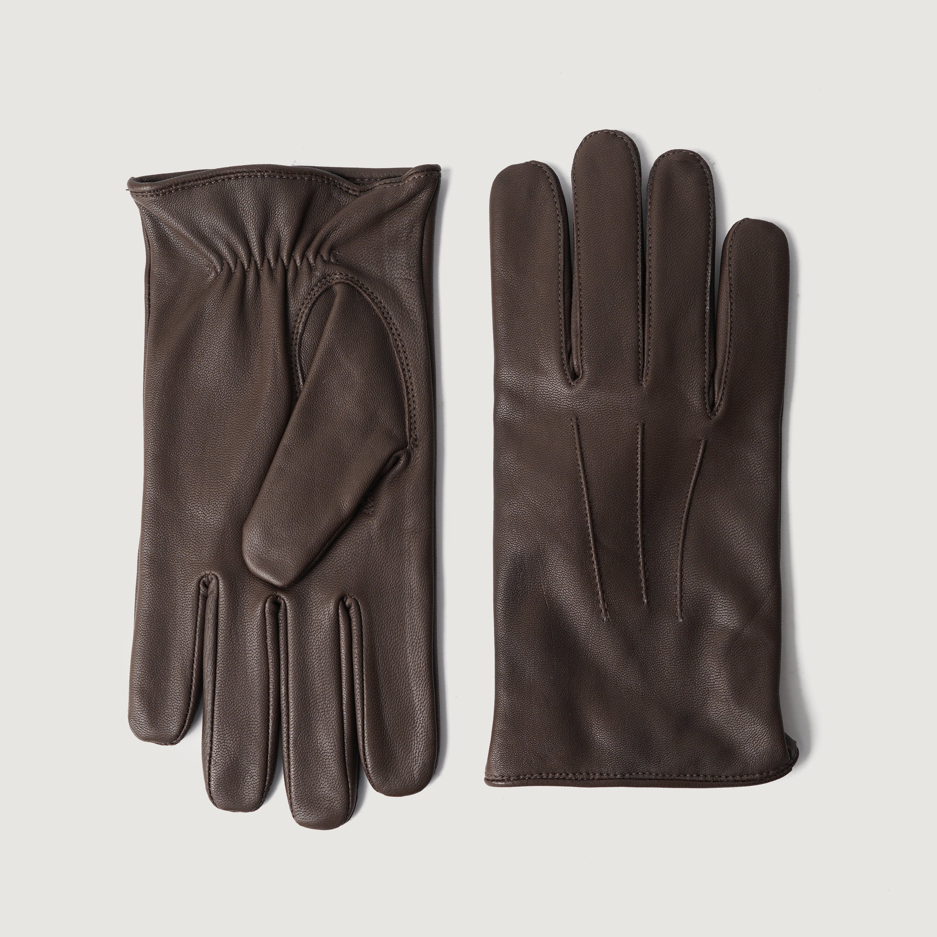 Ralph Brown Leather Dress Gloves by Dash Racegear - men Leather Accessories view 7