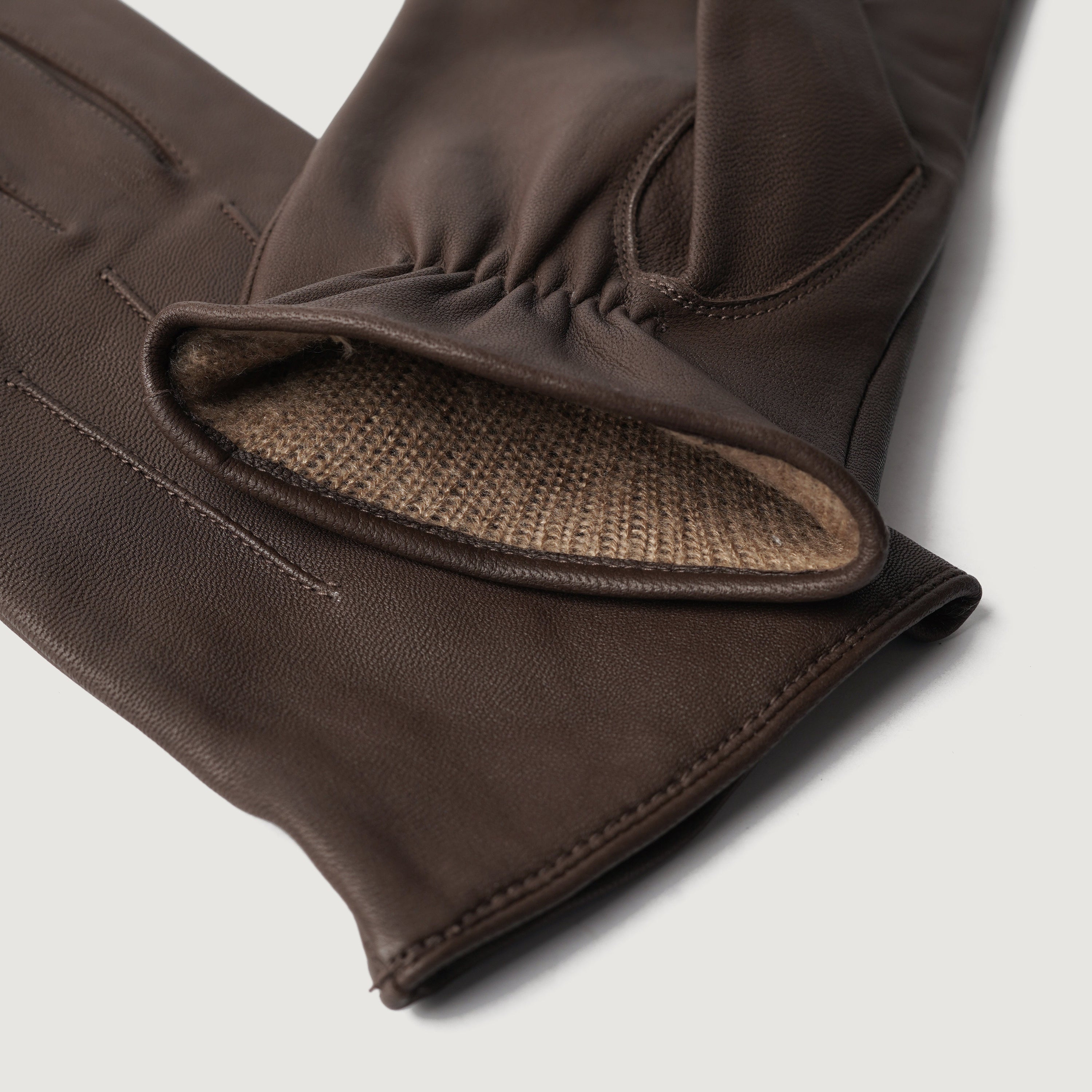 Ralph Brown Leather Dress Gloves by Dash Racegear - men Leather Accessories view 8
