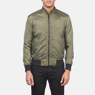 Ramon Green Bomber Jacket by Dash Racegear - men Jacket view 4