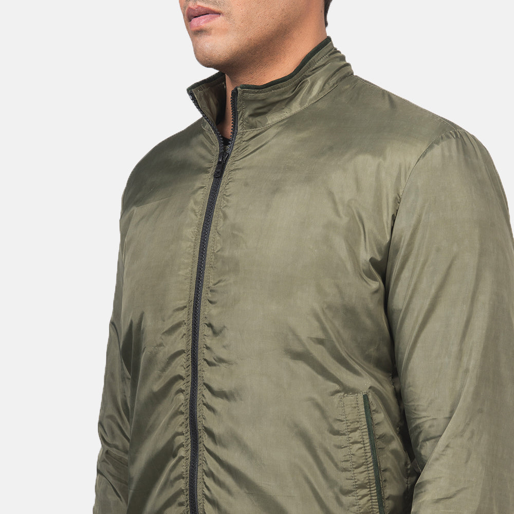 Ramon Green Bomber Jacket by Dash Racegear - men Jacket view 6