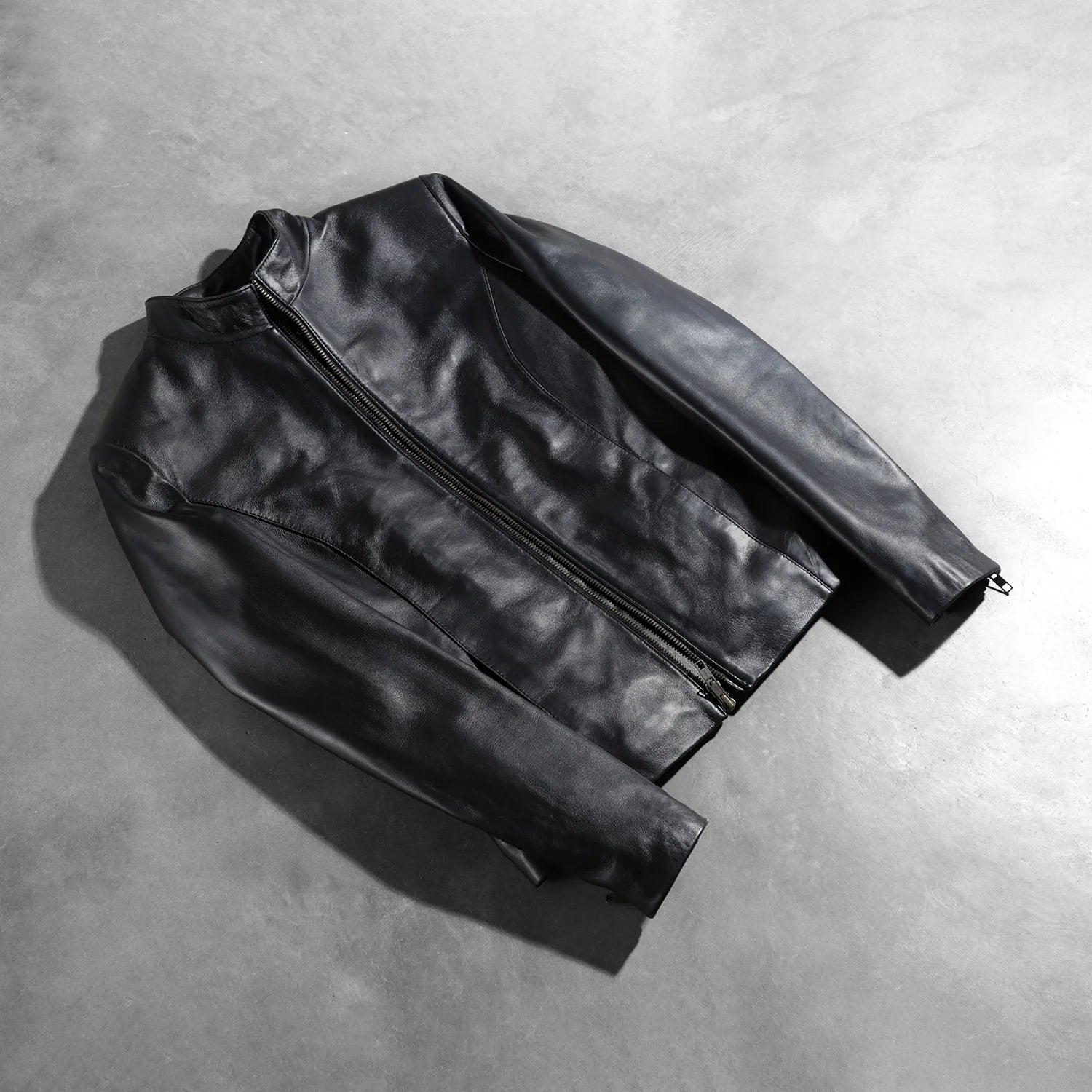 Rumella Black Leather Biker Jacket by Dash Racegear - women Jacket view 8