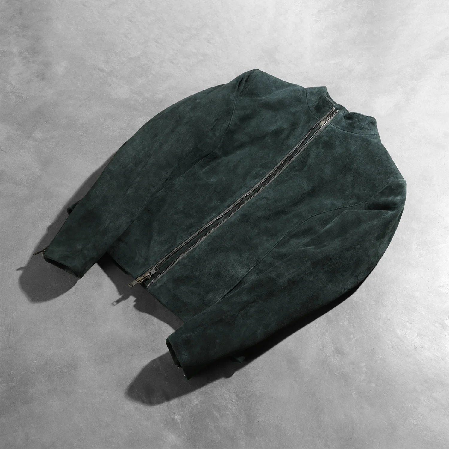 Rumella Green Suede Biker Jacket by Dash Racegear - women Jacket view 8