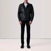 Sean Black Snuffed Classic Jacket by Dash Racegear - men Jacket view 2