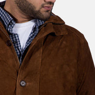 Sheriff Brown Suede Jacket by Dash Racegear - men Jacket view 5